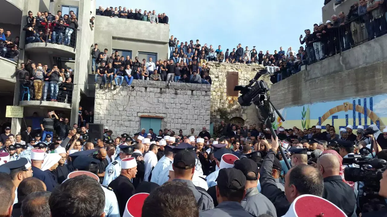 הלווית זידאן סייף ב יאנוח-ג'ת הלווית זידאן סייף ב יאנוח-ג'ת