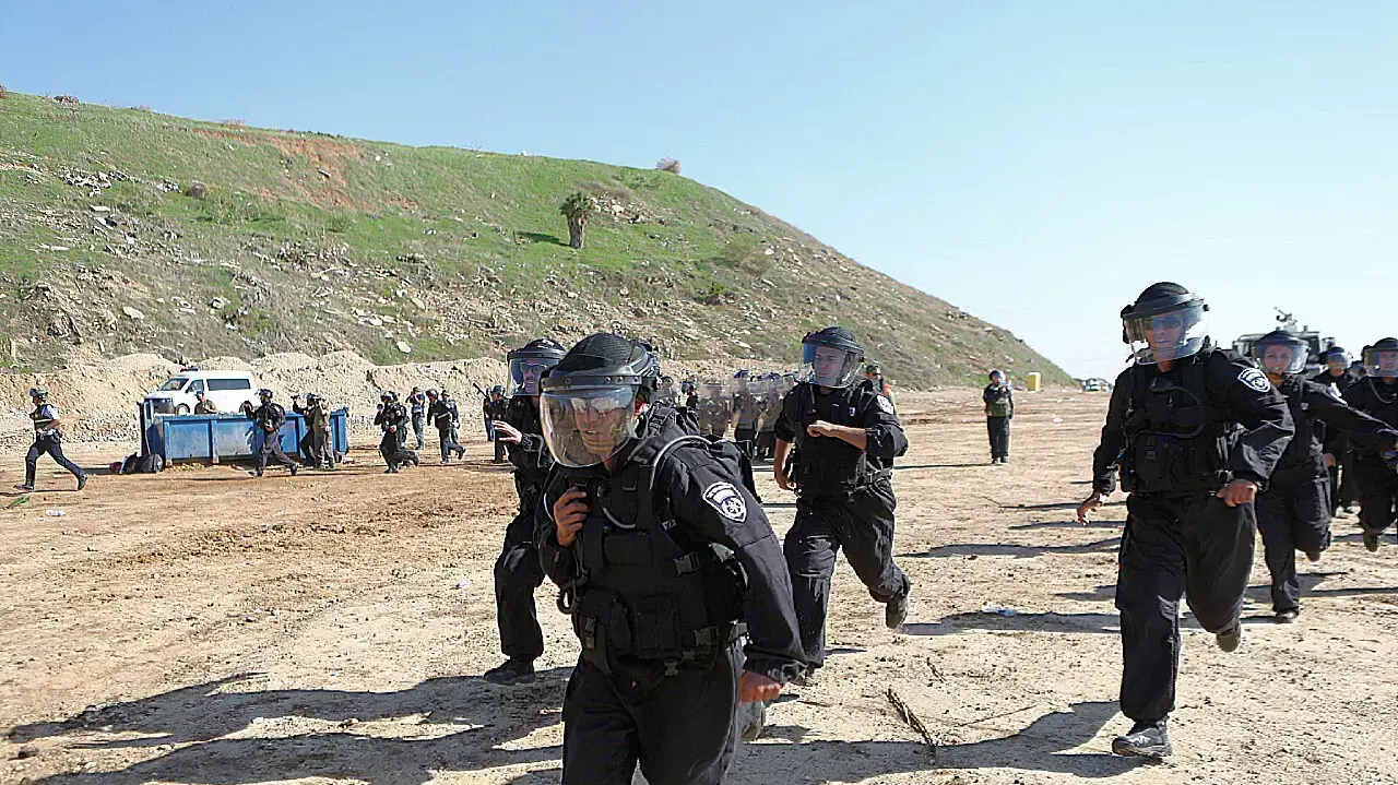 תרגיל משטרה המדמה הפרות סדר, פארק אריאל שרון תרגיל משטרה המדמה הפרות סדר, פארק אריאל שרון