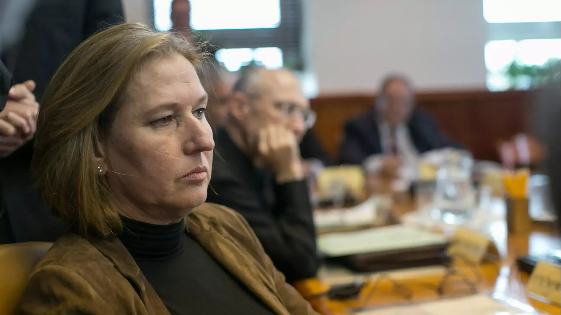 השרה ציפי לבני בישיבת הממשלה, נובמבר 2014 השרה ציפי לבני בישיבת הממשלה, נובמבר 2014
