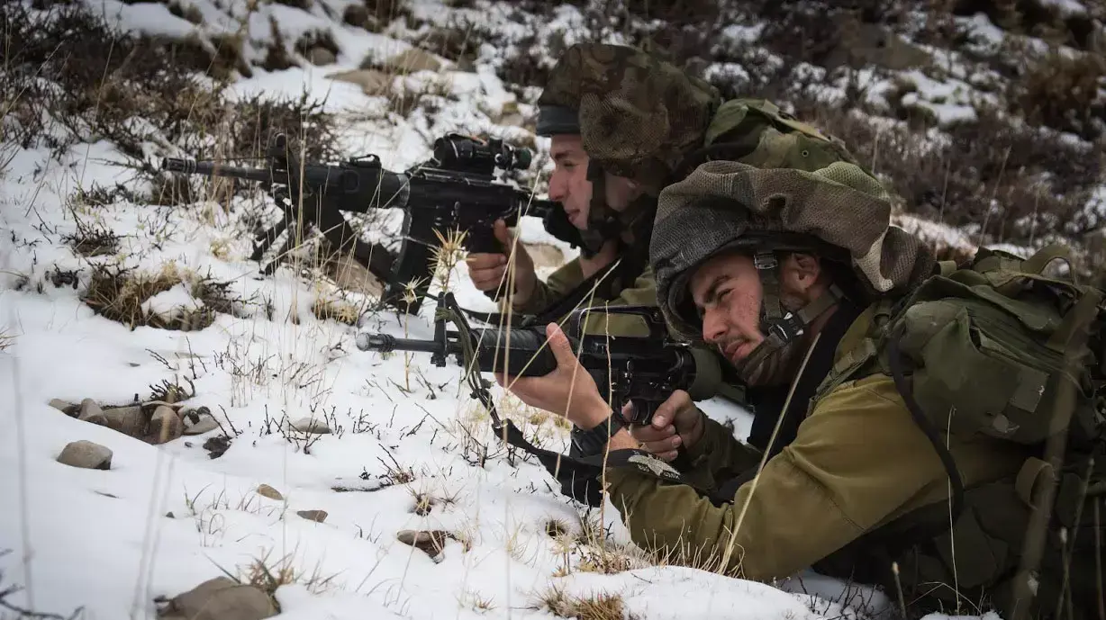 שלג ראשון החל לרדת במוצבי צה"ל, נובמבר 2014 שלג ראשון החל לרדת במוצבי צה"ל, נובמבר 2014