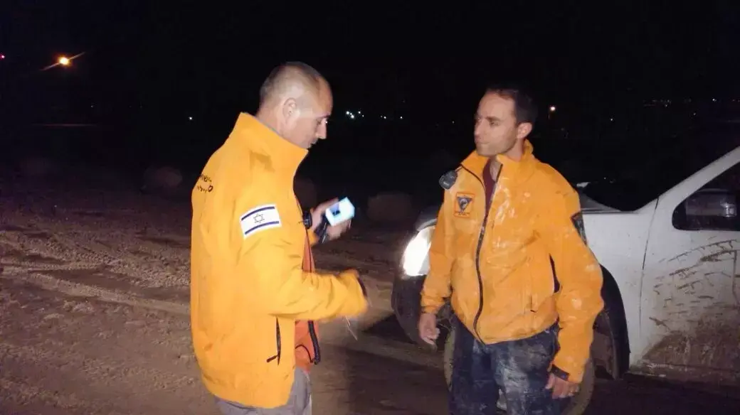 סיום אירוע החילוץ בנחל אוג, נובמבר, 2014 סיום אירוע החילוץ בנחל אוג, נובמבר, 2014