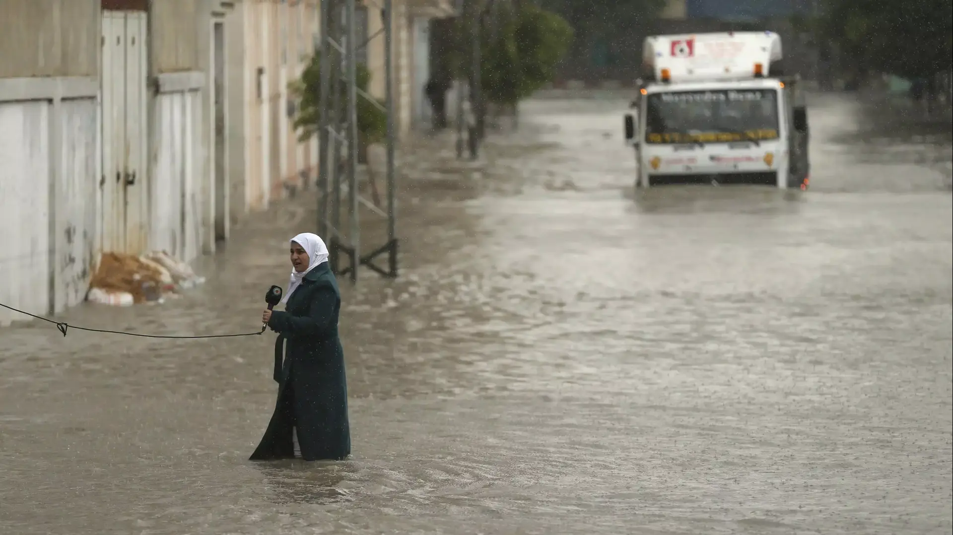 הצפות בעיר עזה, 27 בנובמבר 2014 הצפות בעיר עזה, 27 בנובמבר 2014