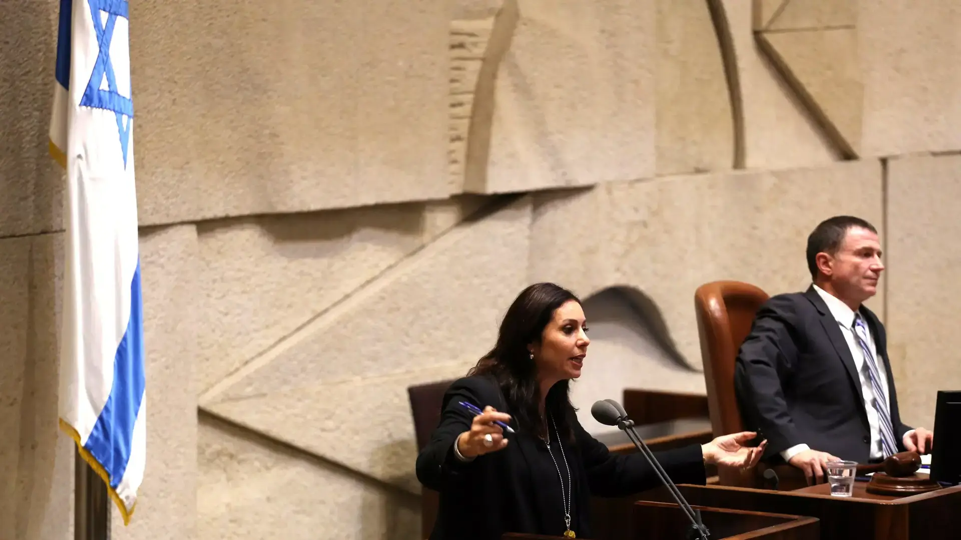 ח"כ מירי רגב בהצבעה בכנסת על התיקון לחוק למניעת הסתננות, דצמבר 2014 ח"כ מירי רגב בהצבעה בכנסת על התיקון לחוק למניעת הסתננות, דצמבר 2014