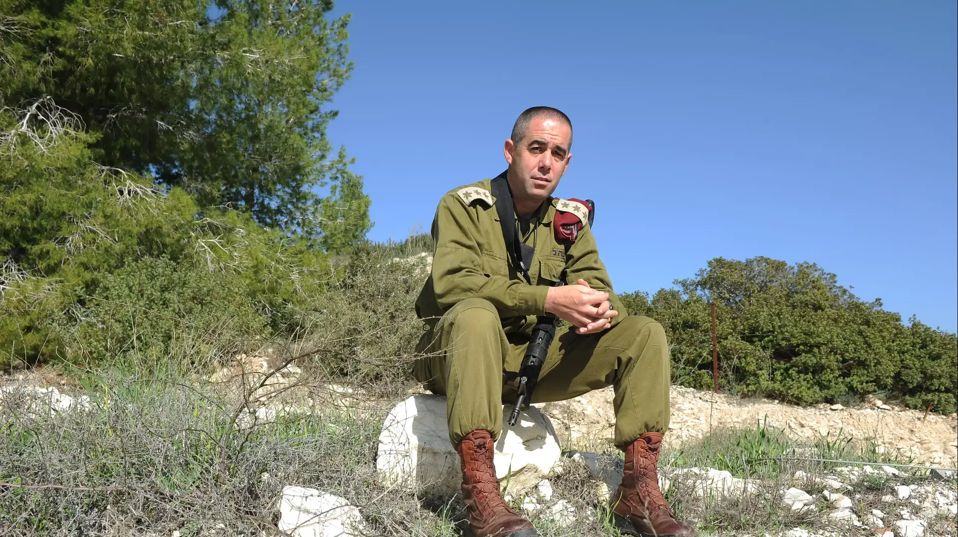 אל"מ נמרוד אלוני שעתיד להיכנס לתפקיד מח"ט צנחנים, דצמבר 2014