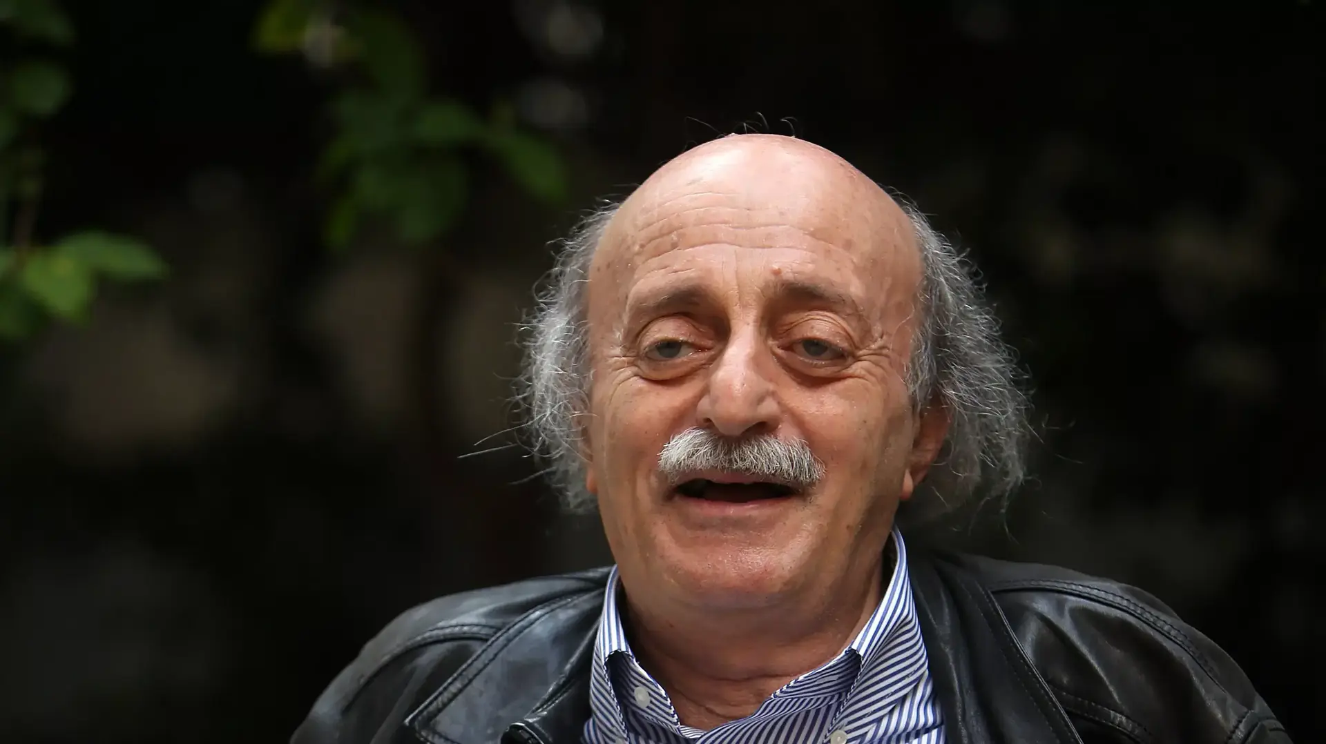 וליד ג'ונבלאט, מנהיג הקהילה הדרוזית בלבנון, מאי 2014