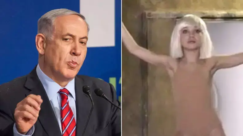בנימין נתניהו שר את הלהיט "שנדלייר" של הזמרת סיה