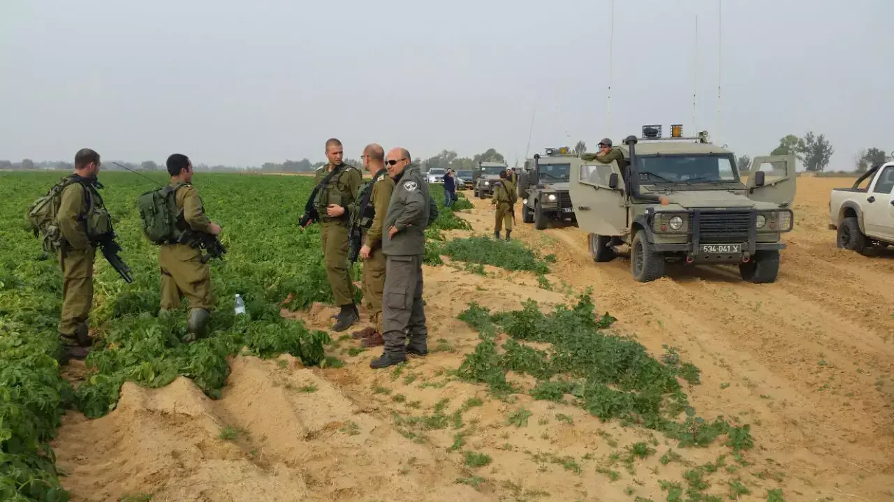 חיפושים אחר אתר נפילת רקטה, המועצה האזורית אשכול חיפושים אחר אתר נפילת רקטה, המועצה האזורית אשכול