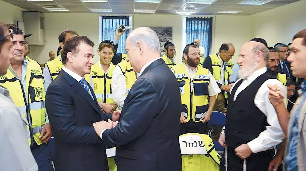 מיכאל מירילשוילי עם רוה"מ בנימין נתניהו מיכאל מירילשוילי עם רוה"מ בנימין נתניהו