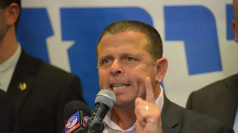 ח"כ איתן כבל בטקס חניכת המטה ביגאל אלון