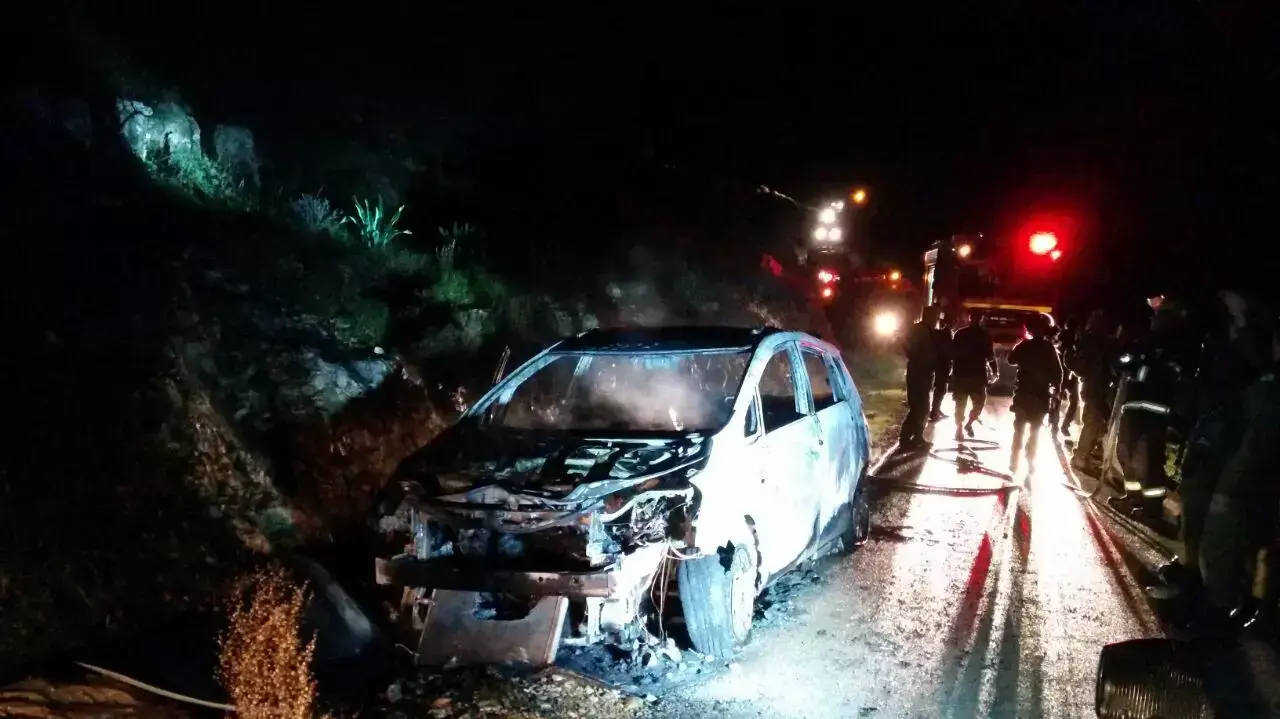 פיגוע במעלה השומרון ע"י השלכת בקבוק תבערה, דצמבר 2014