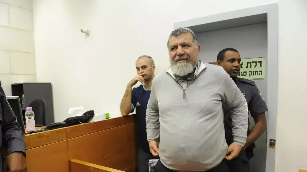 גרשון מסיקה ראש מועצה אזורית שומרון בהארכת מעצר, בית משפט השלום, דצמבר 2014. גרשון מסיקה ראש מועצה אזורית שומרון בהארכת מעצר, בית משפט השלום, דצמבר 2014.