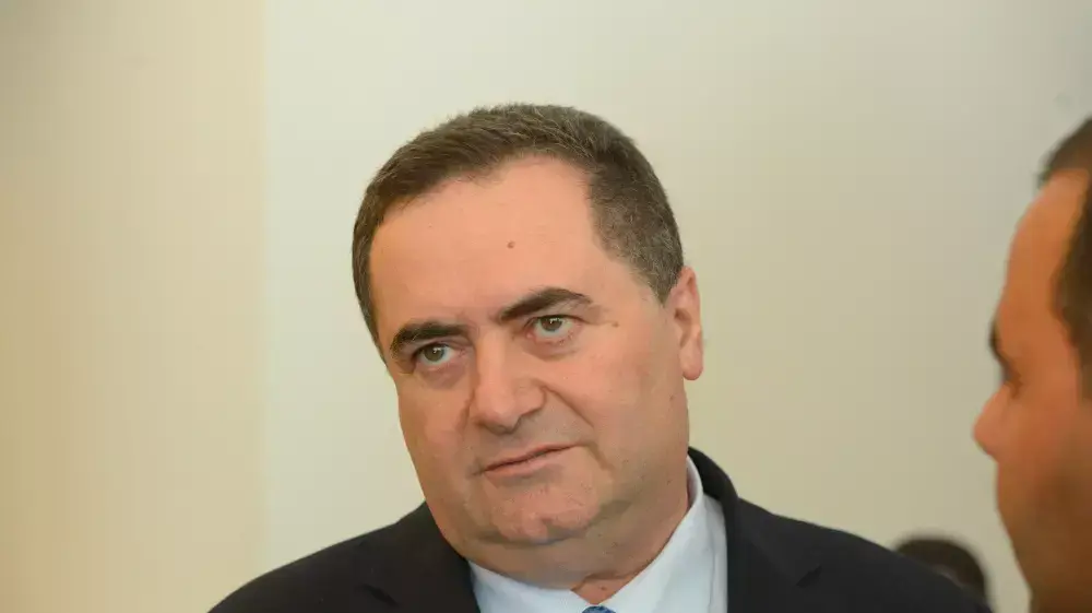שר התחבורה ישראל כץ מצביע בפריימריז בליכוד