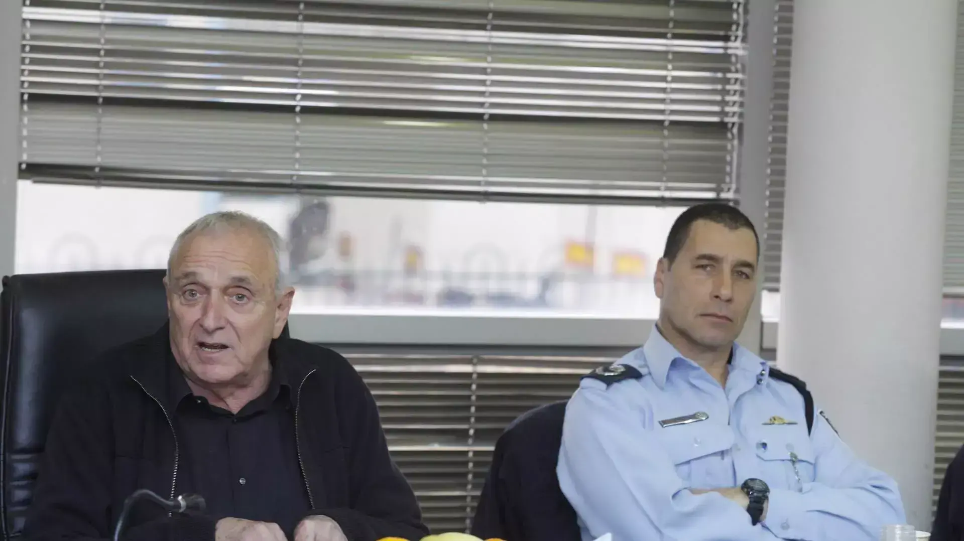 לקראת הערכות לסערה: ביקור השר לביטחון פנים במרום גולן , ינואר 2015 לקראת הערכות לסערה: ביקור השר לביטחון פנים במרום גולן , ינואר 2015