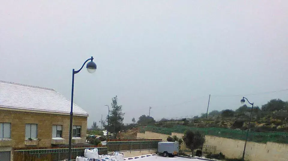 שלד החל לרדת בצור הדסה שלד החל לרדת בצור הדסה