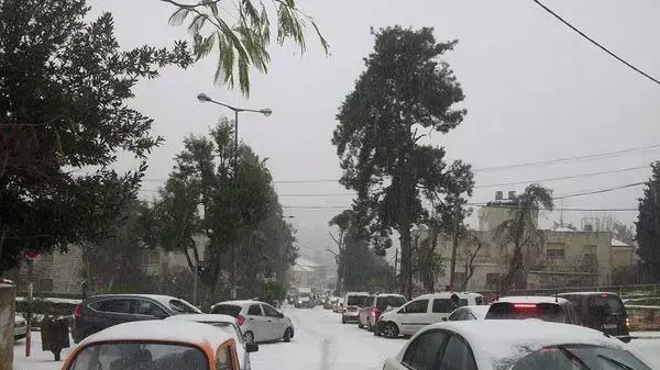 שלג ברמאללה, ינואר 2015 שלג ברמאללה, ינואר 2015