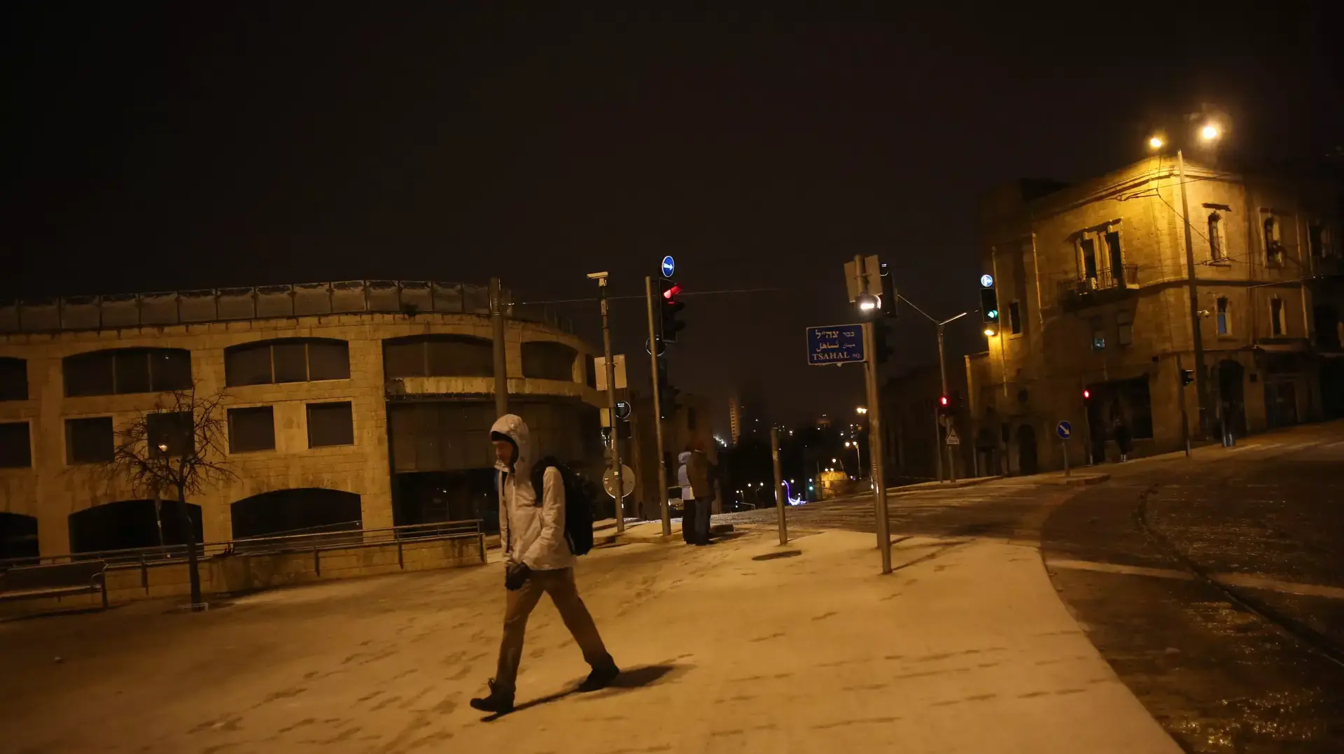 ערב יורד על ירושלים המושלגת ערב יורד על ירושלים המושלגת