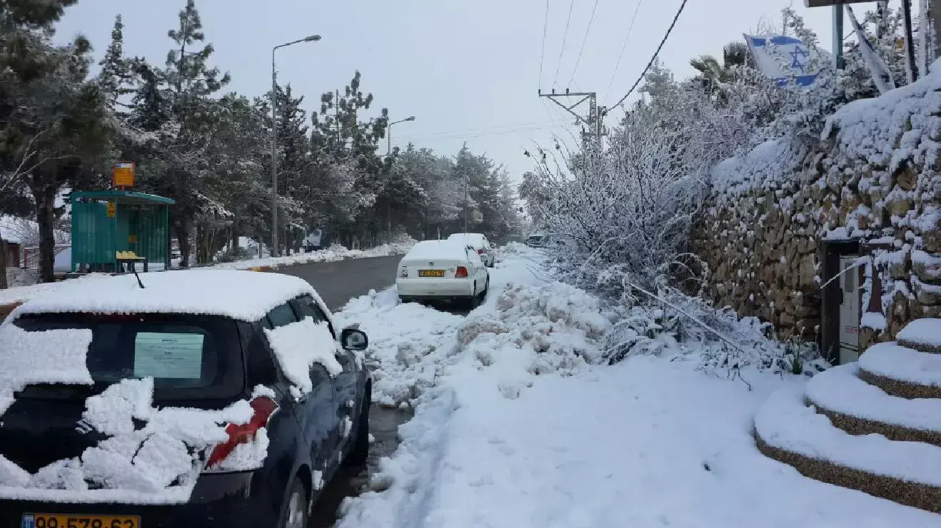 שלג בצפת שלג בצפת