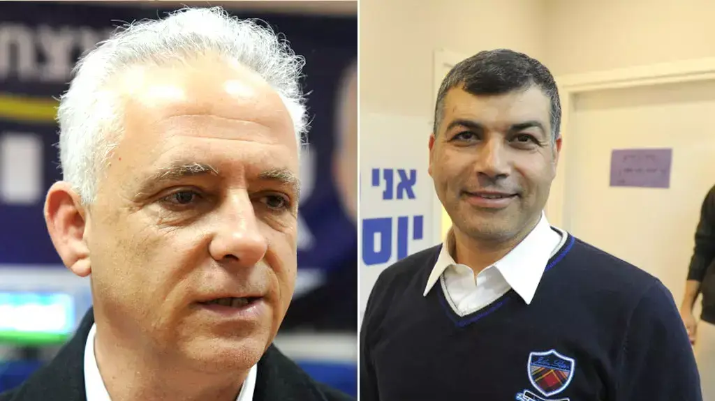 יוסי בכר ואלי יריב, המועמדים לראשות עיריית בת ים