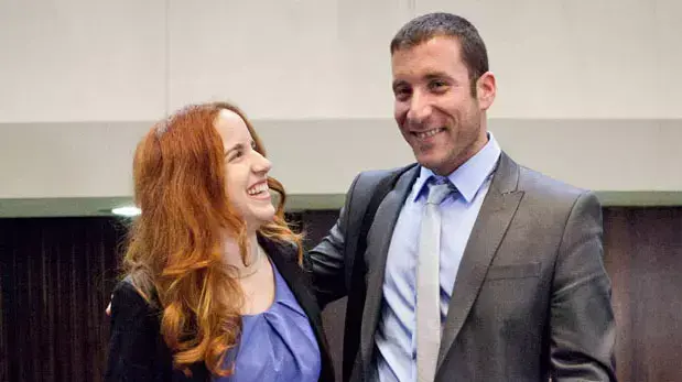 איציק שמולי וסתיו שפיר ביום עיון לחברי הכנסת החדשים, ינואר 2013 איציק שמולי וסתיו שפיר ביום עיון לחברי הכנסת החדשים, ינואר 2013