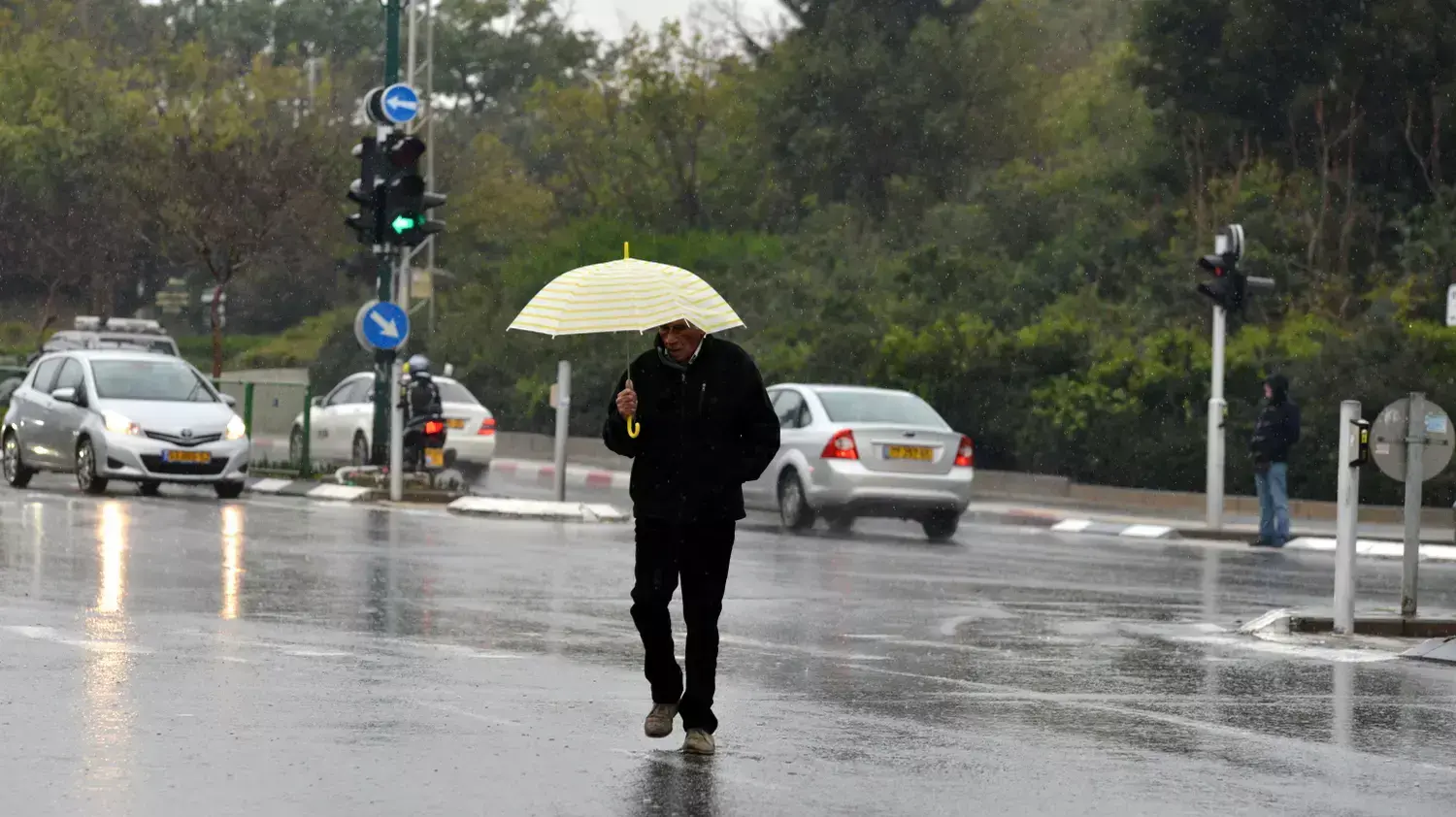 גשם בתל אביב, 16 בינואר 2015 גשם בתל אביב, 16 בינואר 2015