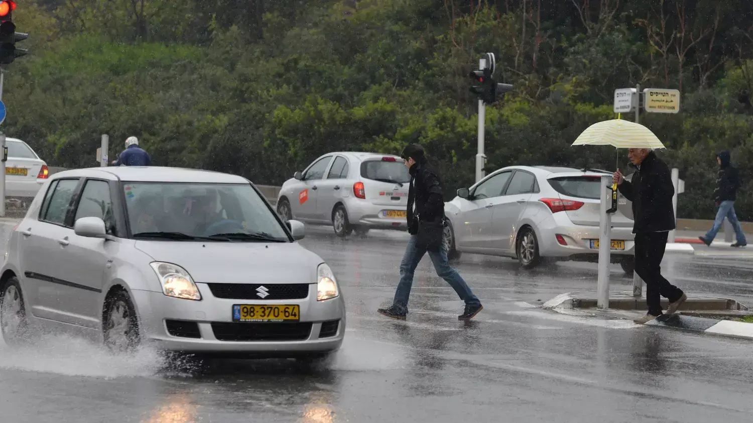 גשם בתל אביב, 16 בינואר 2015 גשם בתל אביב, 16 בינואר 2015