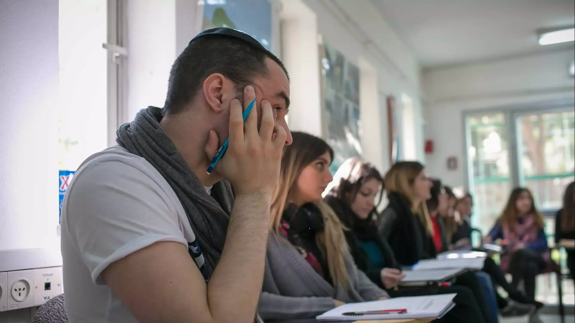 עולים מצרפת באולפן עציון, ינואר 2015 עולים מצרפת באולפן עציון, ינואר 2015