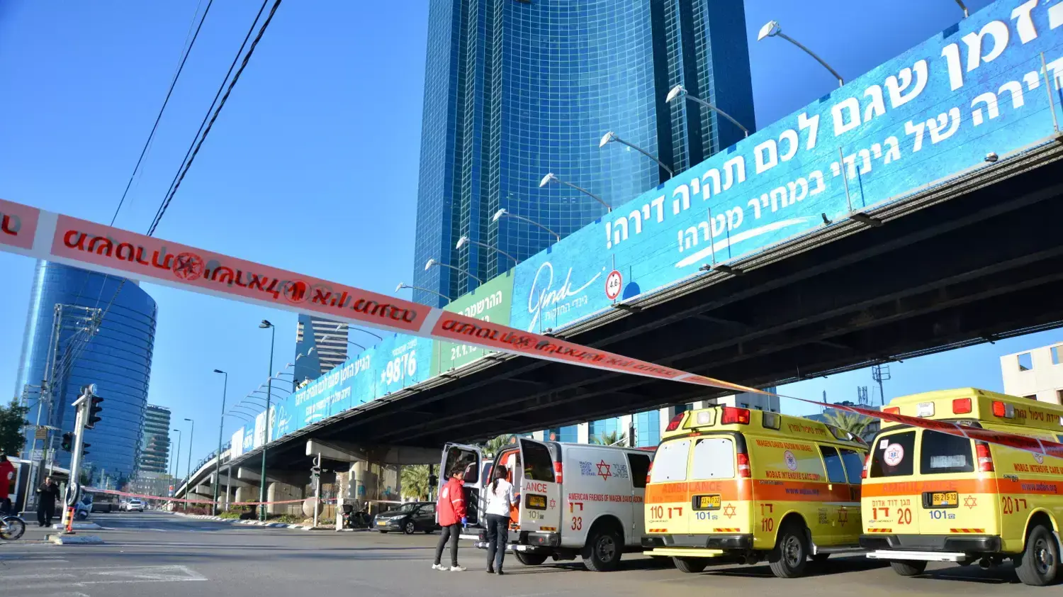 פצועים בירת הפיגוע בגשר מעריב בתל אביב, ינואר 2015 פצועים בירת הפיגוע בגשר מעריב בתל אביב, ינואר 2015