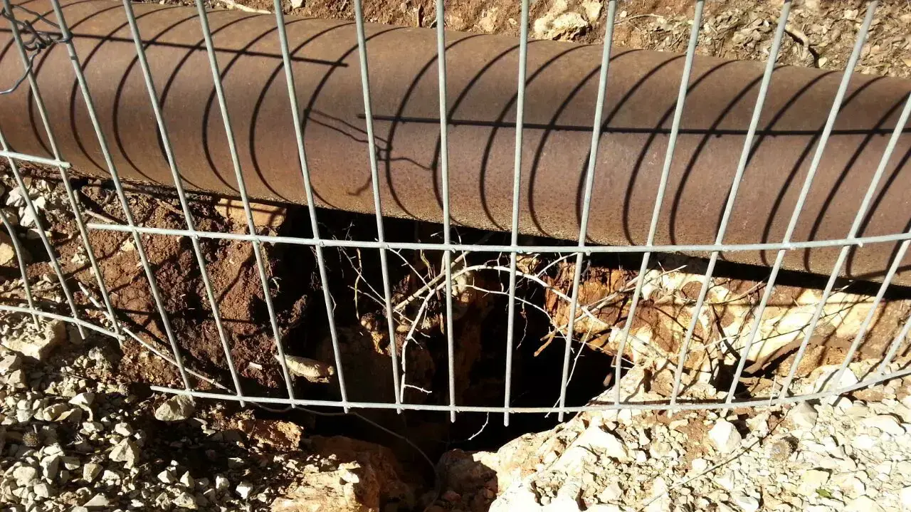 מנהרה שאותרה ליד זרעית בגבול לבנון, ינואר 2015 מנהרה שאותרה ליד זרעית בגבול לבנון, ינואר 2015