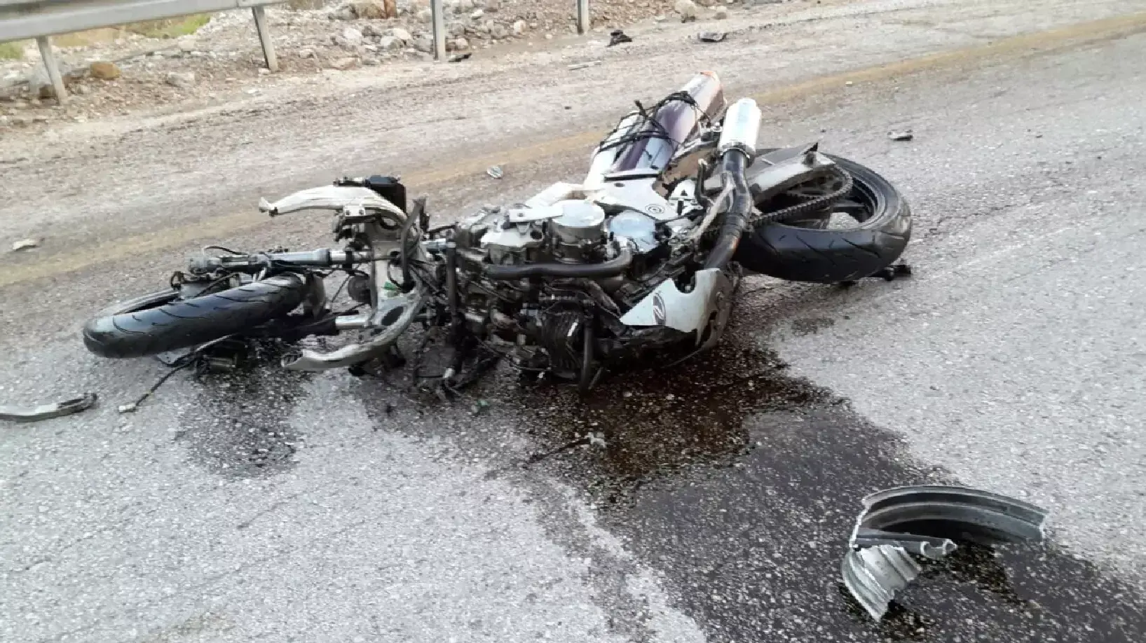 תאונת האופנוע בים המלח ליד מצוקי דרגות תאונת האופנוע בים המלח ליד מצוקי דרגות