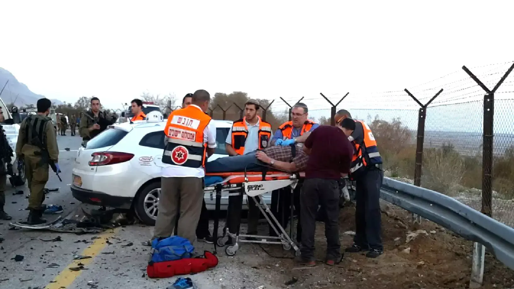 תאונת האופנוע בים המלח ליד מצוקי דרגות תאונת האופנוע בים המלח ליד מצוקי דרגות