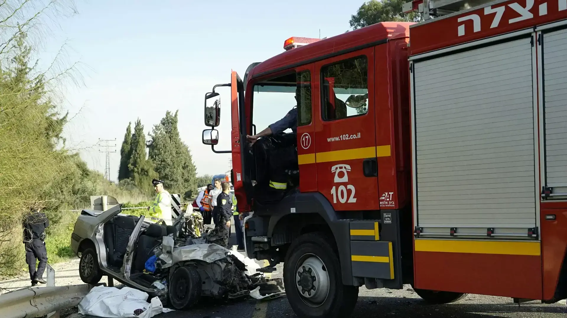 תאונת דרכים בין מדרך עוז למגידו תאונת דרכים בין מדרך עוז למגידו