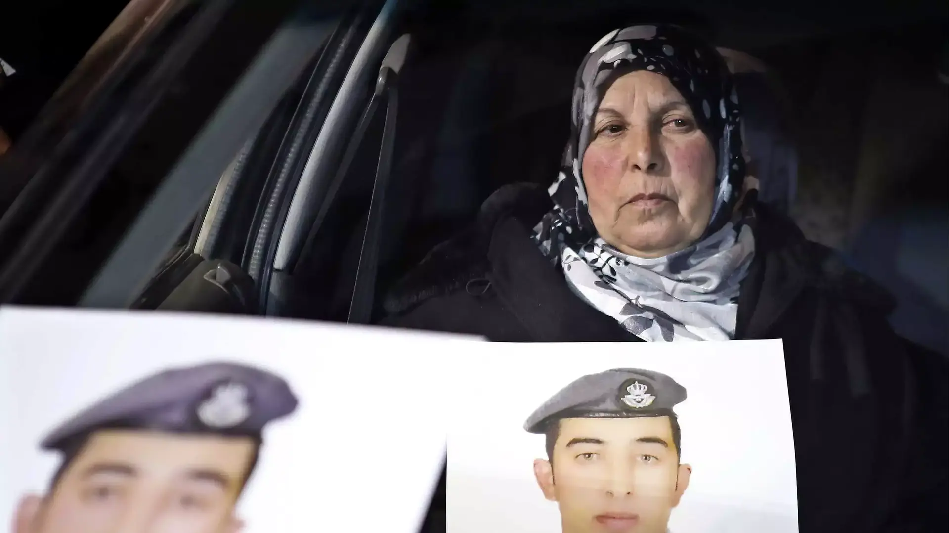 הפגנה למען שחרורו של הטייס מועאז אל-כסאסבה  עמאן, 27 בינואר 2015