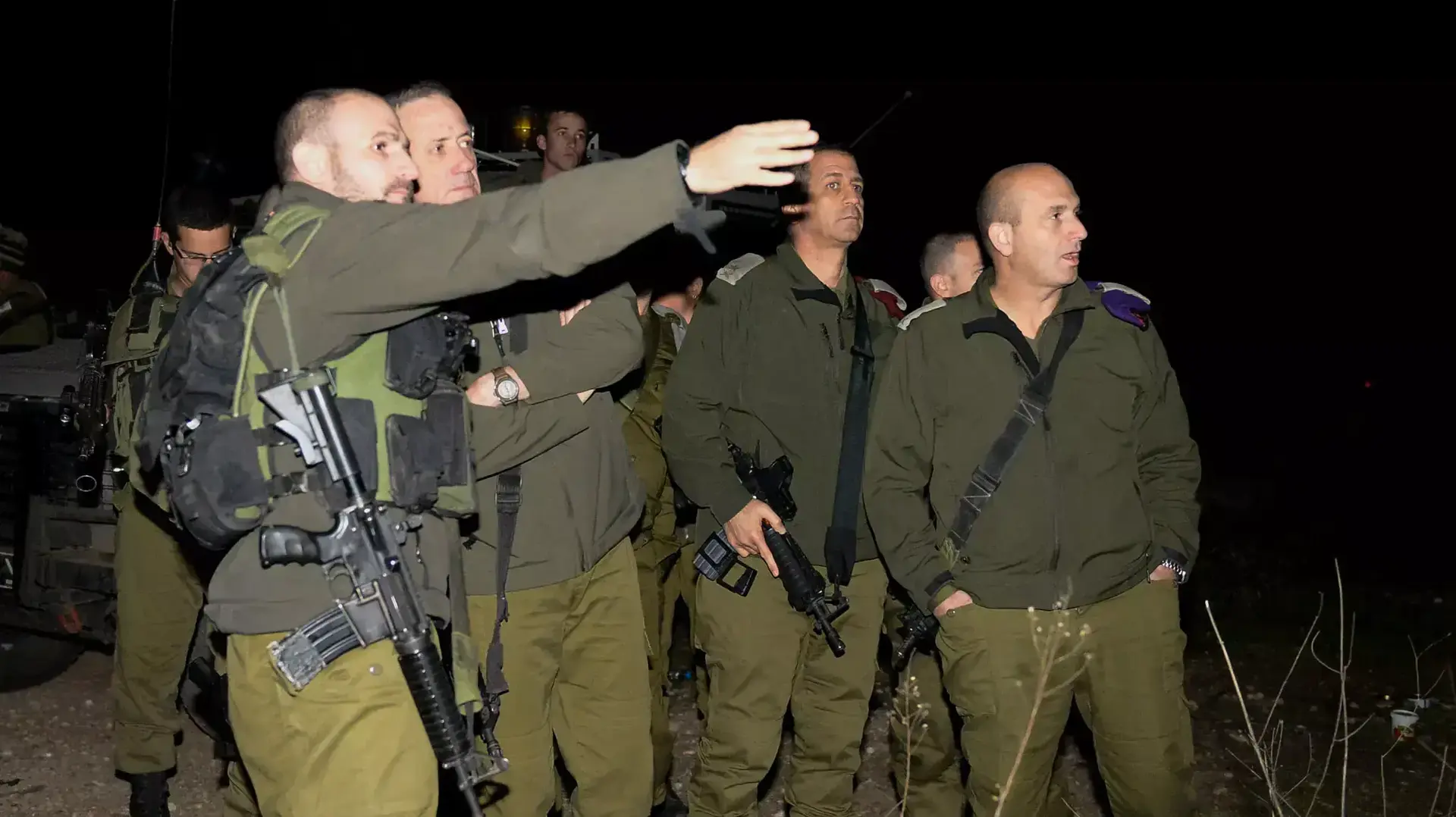 הרמטכ"ל מבקר בהר דב, היכן שהתרחשה התקרית בגבול ינואר 2015 הרמטכ"ל מבקר בהר דב, היכן שהתרחשה התקרית בגבול ינואר 2015