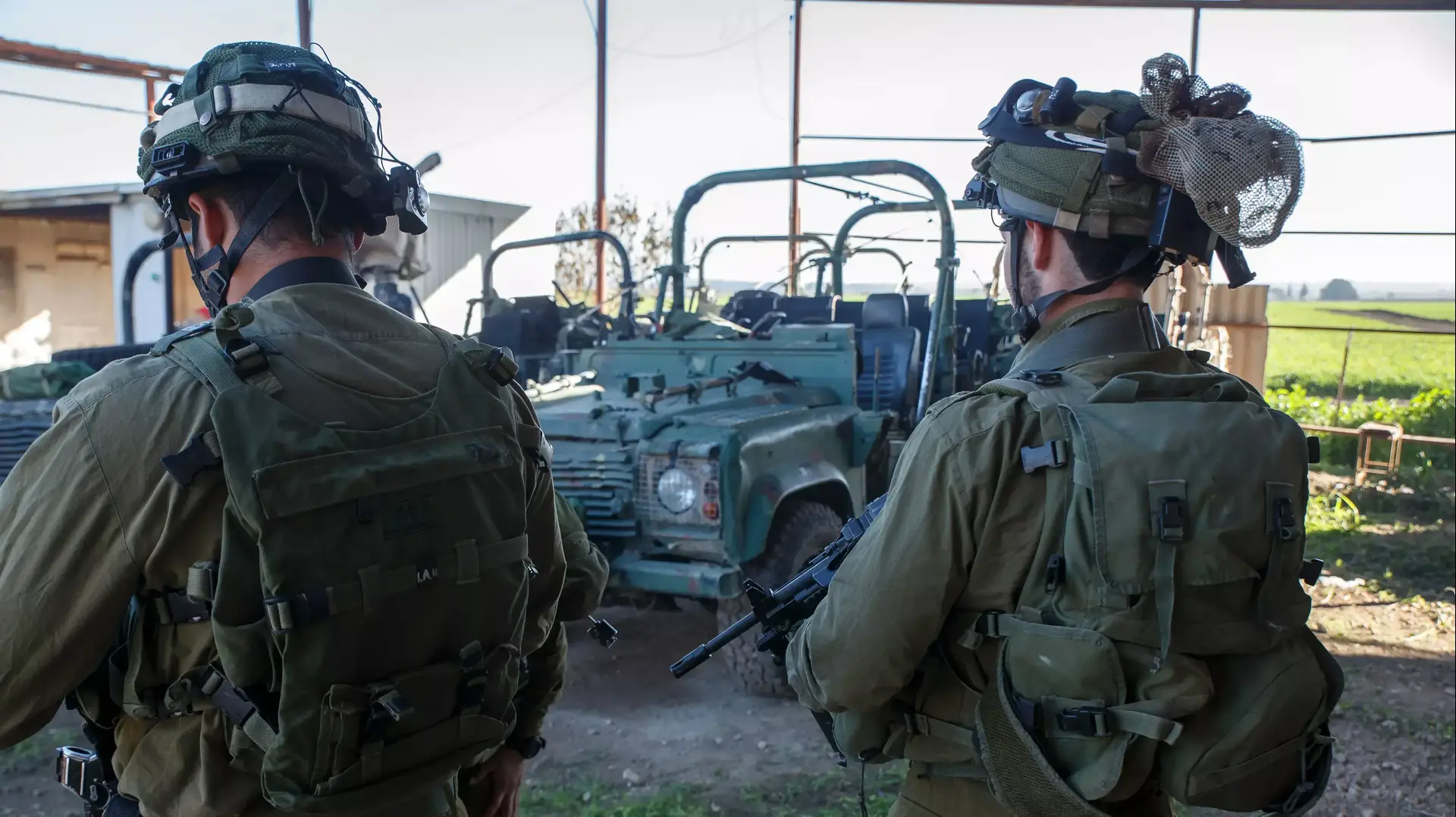 חיילי מגלן ברמת הגולן. פברואר 2015