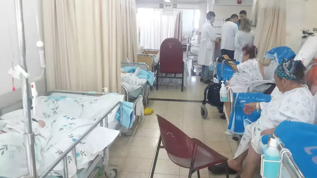 עומס בבית החולים ברזילי עומס בבית החולים ברזילי