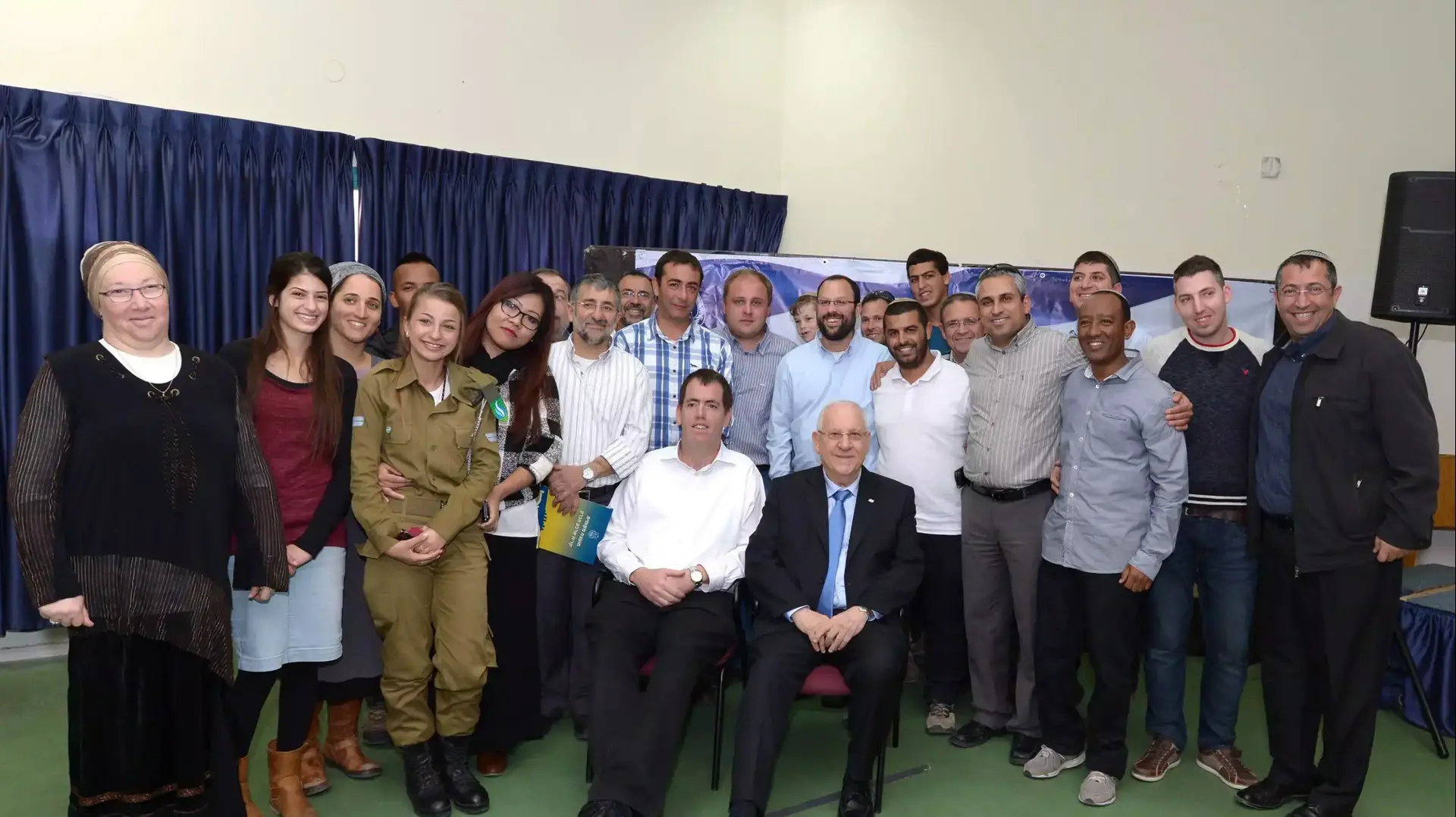 נשיא המדינה ראובן (רובי) ריבלין בקרית ארבע וחברון, ינואר 2015 נשיא המדינה ראובן (רובי) ריבלין בקרית ארבע וחברון, ינואר 2015