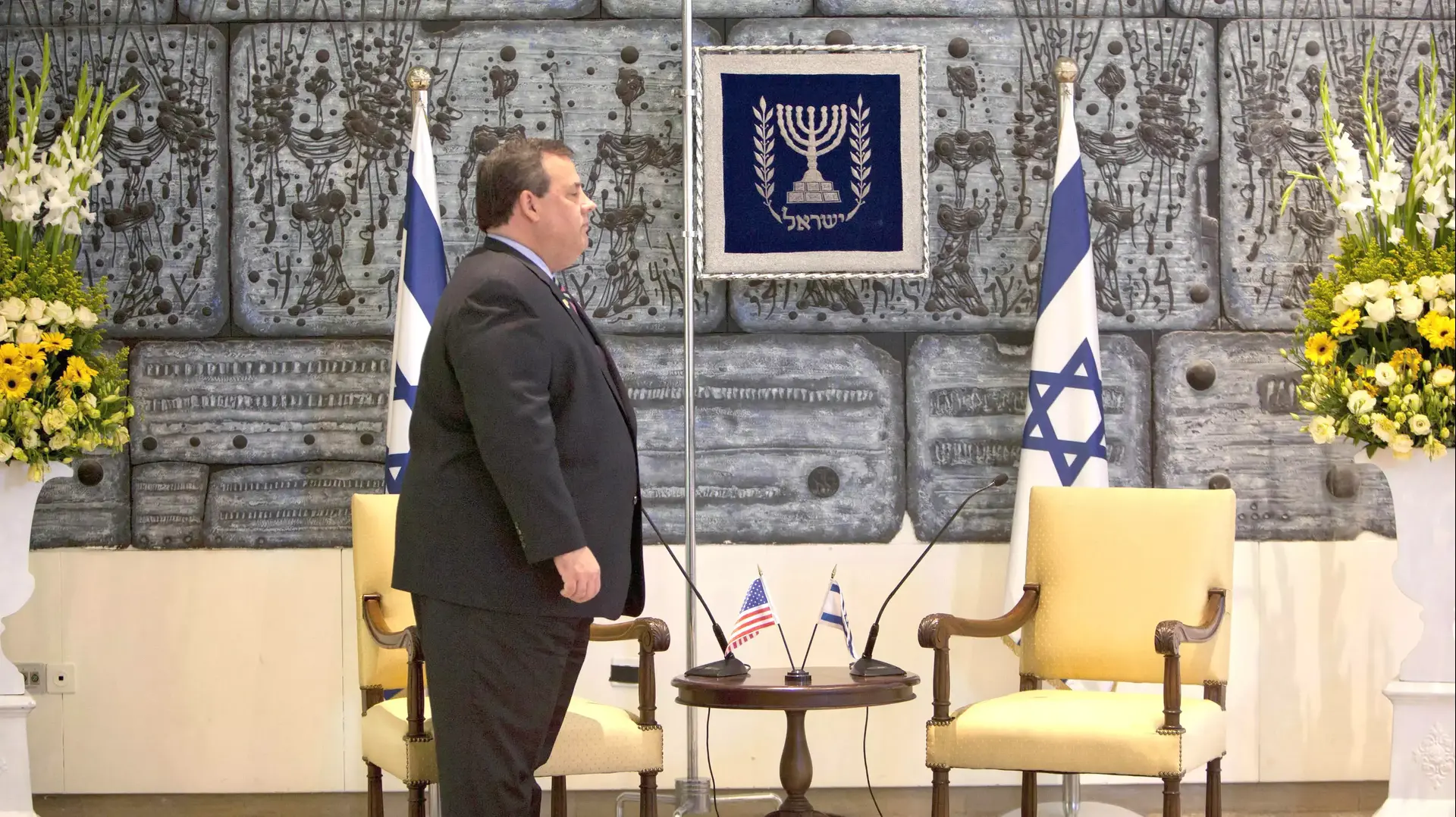 מושל ניו ג'רזי כריס כריסטי מבקר בירושלים 2-3 באפריל 2012 מושל ניו ג'רזי כריס כריסטי מבקר בירושלים 2-3 באפריל 2012