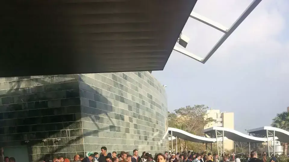 תאונה של מספר רכבים בצומת להבים. פברואר 2015 תאונה של מספר רכבים בצומת להבים. פברואר 2015