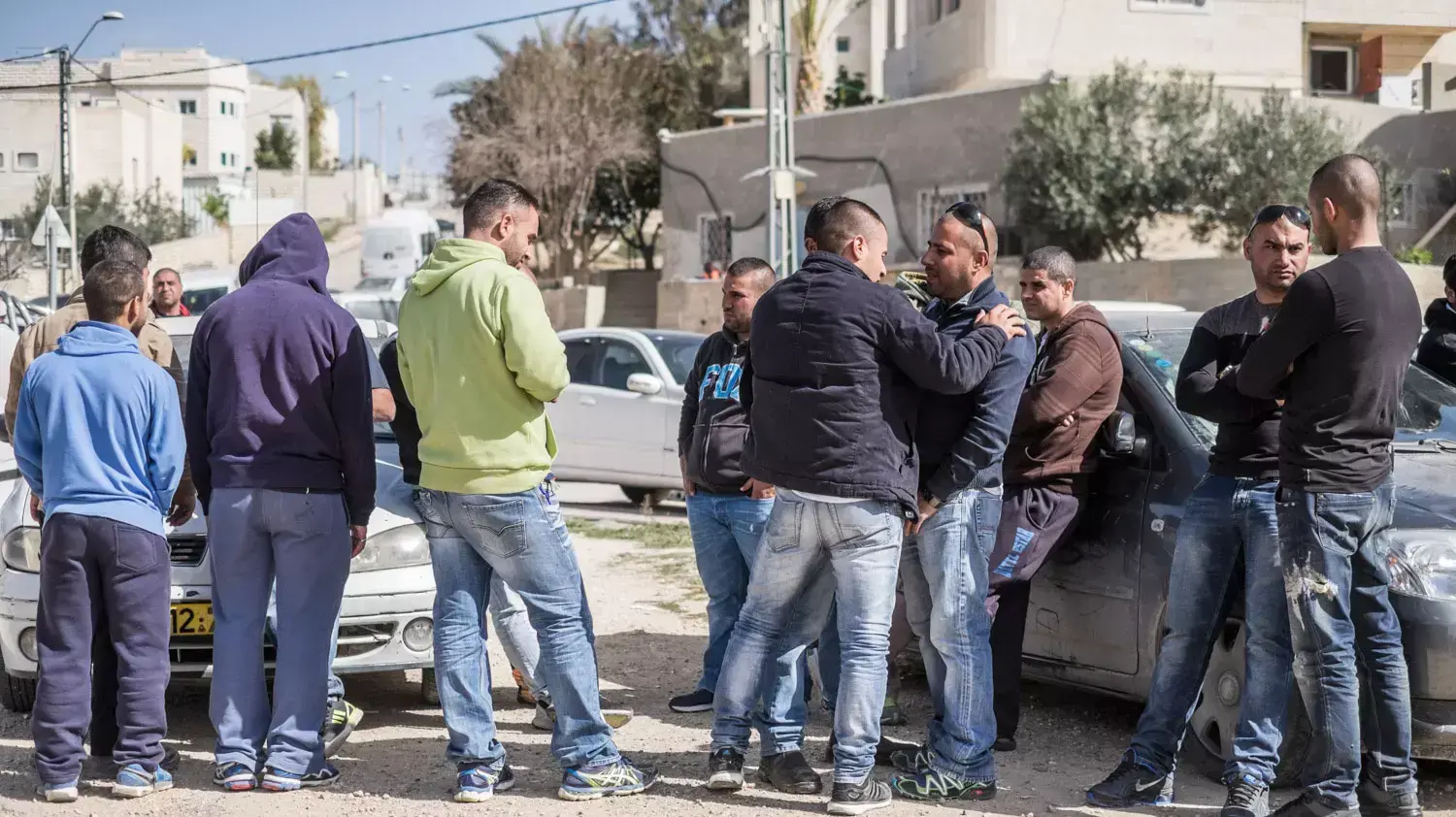 הכפר חורה ביום אחרי התאונה הקטלנית שגבתה את חייהן של 8 נשים מהכפר, ינואר 2015 הכפר חורה ביום אחרי התאונה הקטלנית שגבתה את חייהן של 8 נשים מהכפר, ינואר 2015