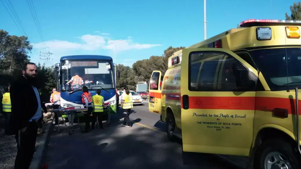 תאונת דרכים בכביש 443 ליד מתקן אדם, 5 בפברואר 2015