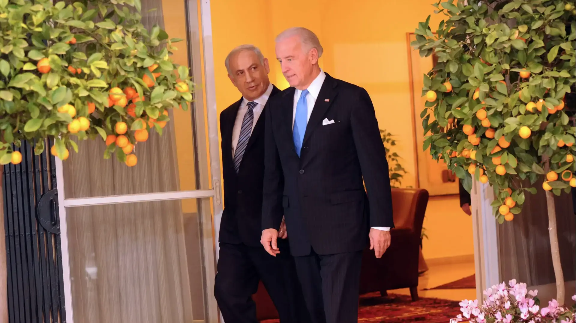 ג'ו ביידן בנימין נתניהו ג'ו ביידן בנימין נתניהו