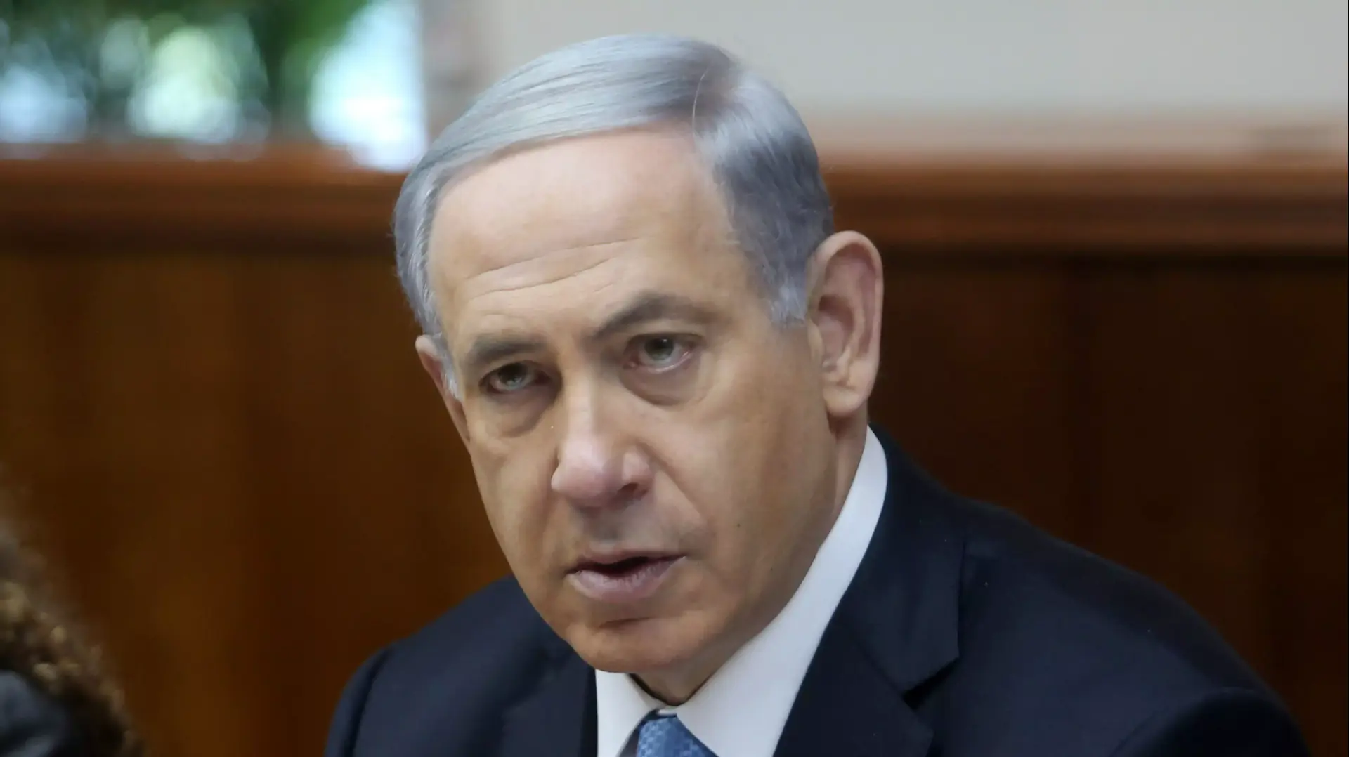 רוה"מ בנימין נתניהו בישיבת הממשלה, פברואר 2015