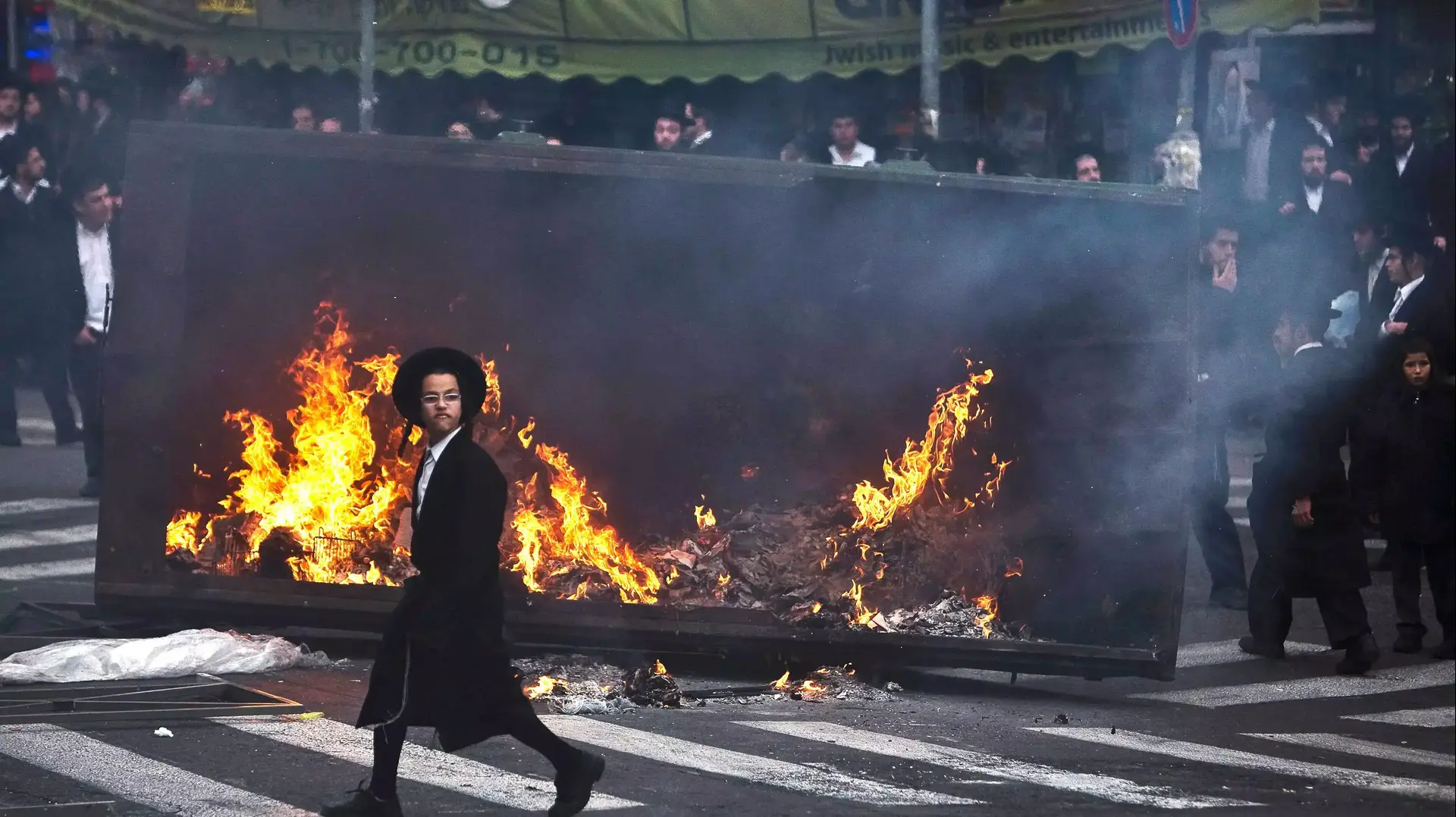 הפגנה בשכונת מאה שערים, ירושלים הפגנה בשכונת מאה שערים, ירושלים