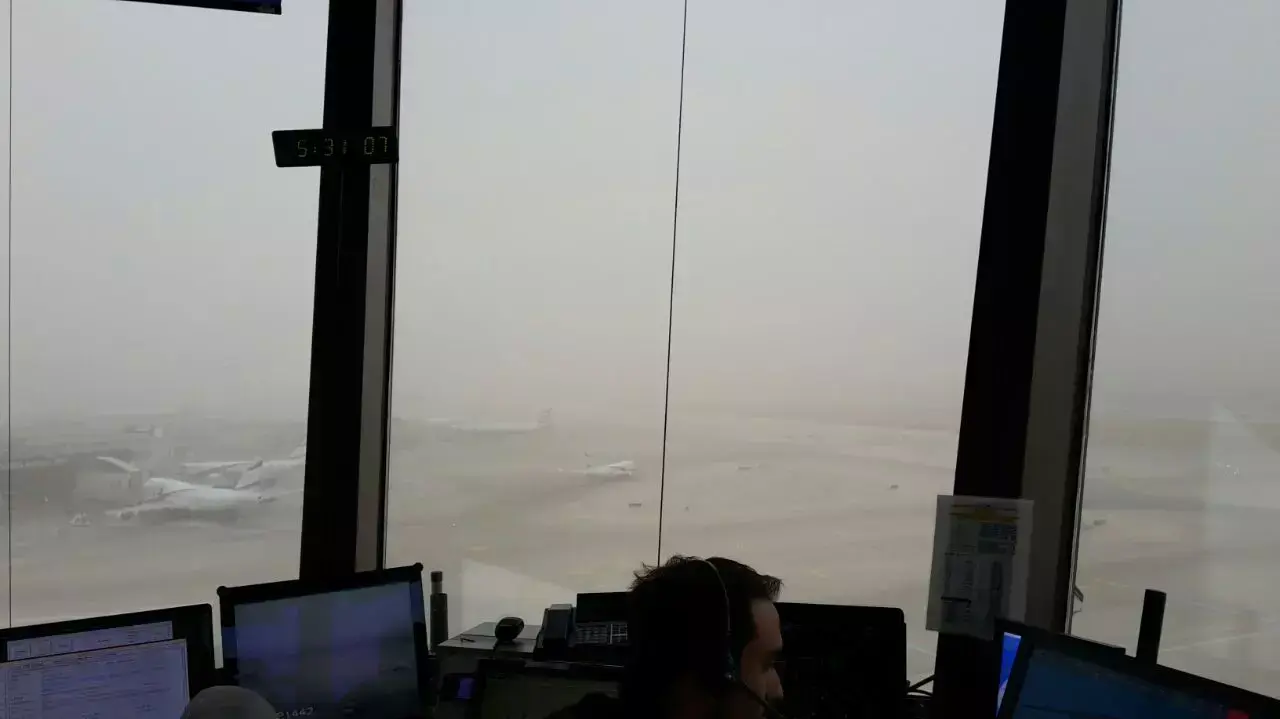 מגבלות ראות בשדה התעופה באילת פברואר 2015 מגבלות ראות בשדה התעופה באילת פברואר 2015