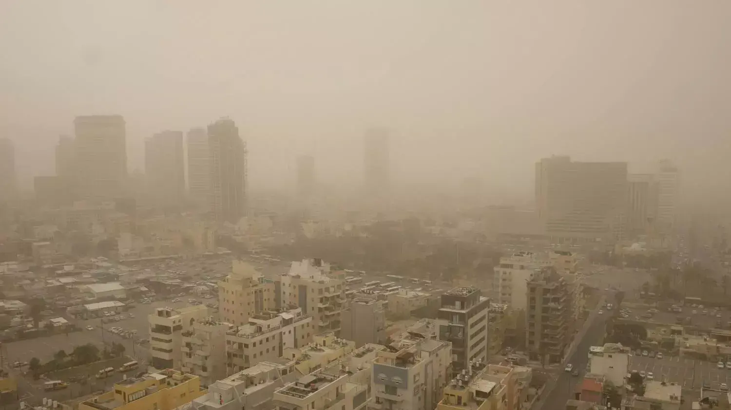 אובך בתל אביב, פברואר 2015 אובך בתל אביב, פברואר 2015