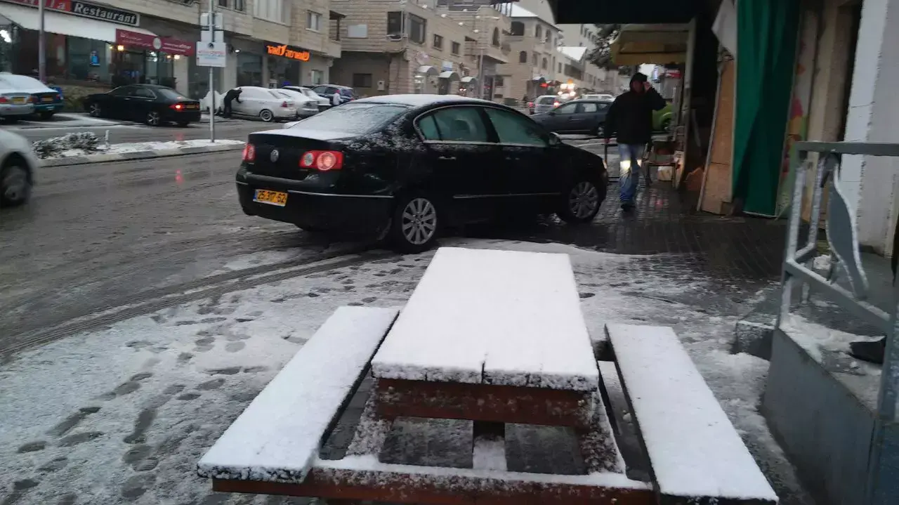 שלג במג'דל שאמס. פברואר 2015 שלג במג'דל שאמס. פברואר 2015