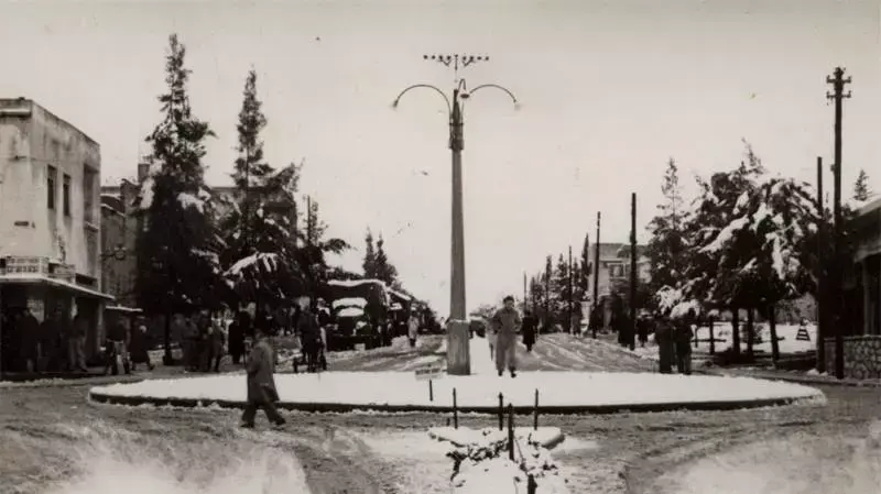 שלג בכפר סבא שלג בכפר סבא