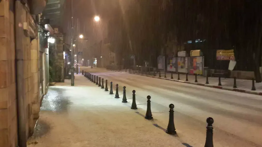 שלג בעמק הרפאים בירושלים, פברואר 2015 שלג בעמק הרפאים בירושלים, פברואר 2015