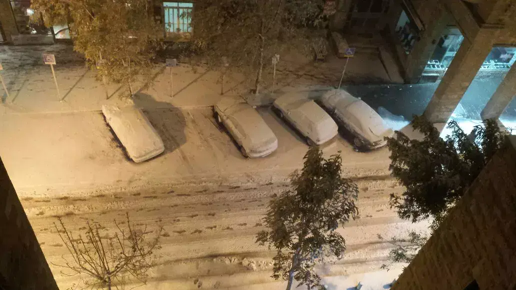שלג ברחוב הילל, ירושלים שלג ברחוב הילל, ירושלים