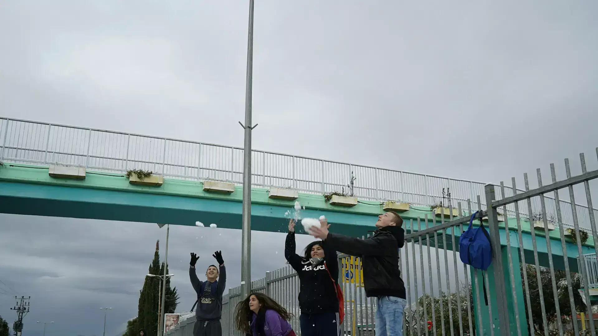 שלג בכרמיאל, פברואר 2015 שלג בכרמיאל, פברואר 2015